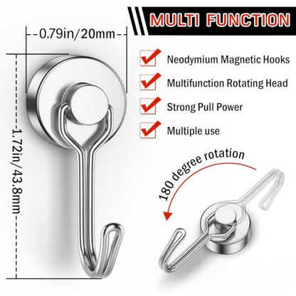 Magnetic Hooks (20 Count)