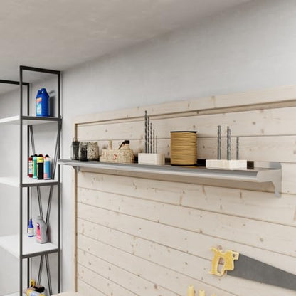6 in. x 60 in. Stainless Steel Wall Mount Shelf