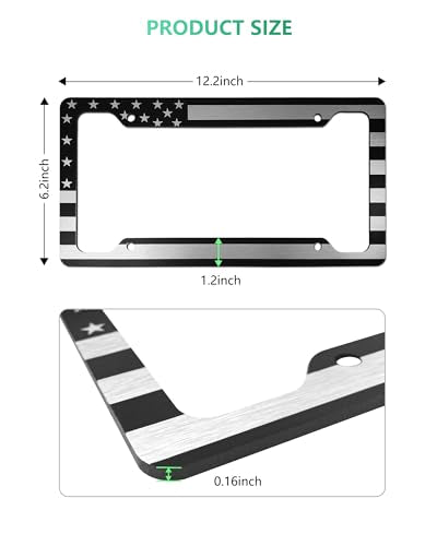 American Flag License Plate Frame