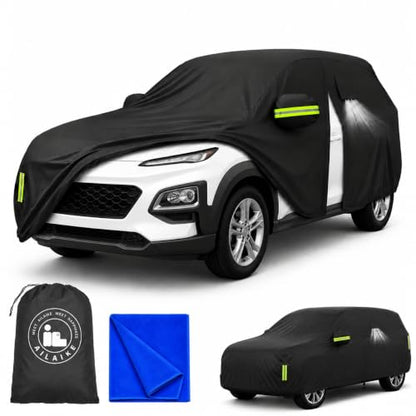 10 Layer Car Cover Waterproof All Weather Fit for Hyundai Kona