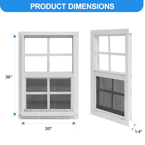 Upgraded Shed Windows 2 Pack (2 Count)