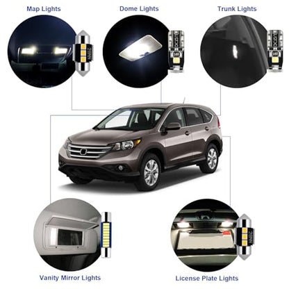 LED Interior Car Lights for Honda (10 Count)