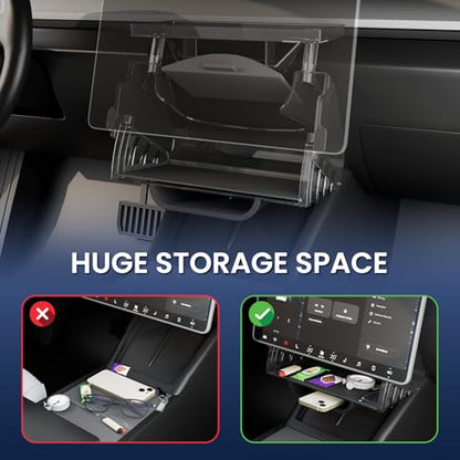 for Tesla Model Y Juniper & Y L Under Screen Storage Organizer 2025