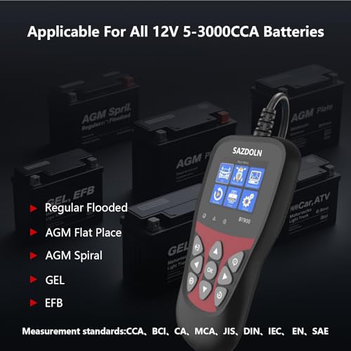 BT900 Car Battery Tester 6V 12V Load Tester
