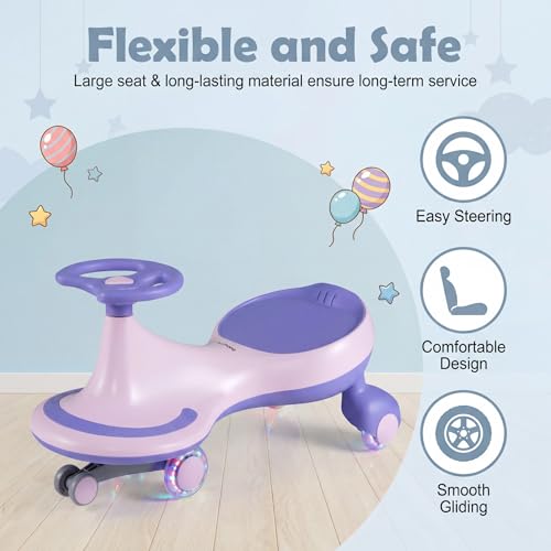 Wiggle Car 2 in 1 Swing Car for Kids