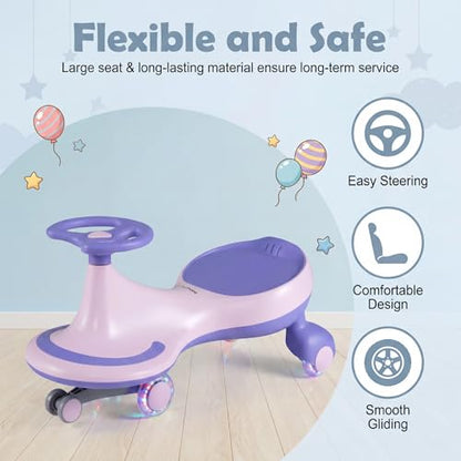 Wiggle Car 2 in 1 Swing Car for Kids