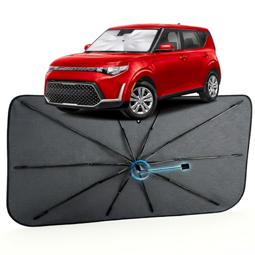 Car Windshield Sun Shade Umbrella for Kia Soul 2020