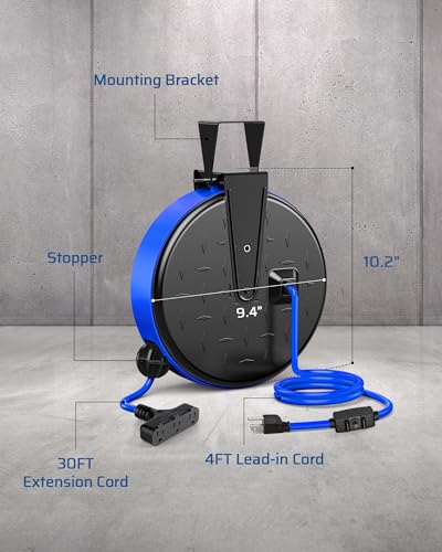 Retractable Extension Cord Reel