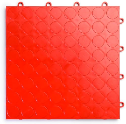 SnapLock RaceDeck CircleTrac 12"x12" Interlocking Garage Tiles (24 Count)