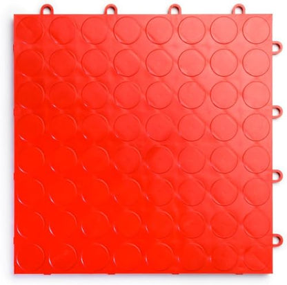 SnapLock RaceDeck CircleTrac 12"x12" Interlocking Garage Tiles (24 Count)