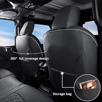 Wrangler JL Seat Covers Custom Fit for Jeep Wrangler