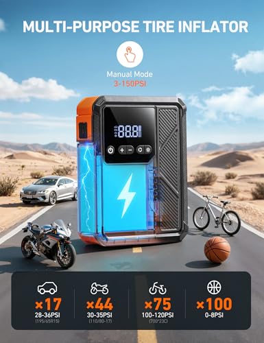 Beta822 Jump Starter with Air Compressor