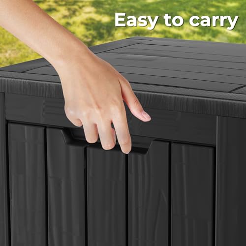 35 Gallon Lockable Resin Deck Box
