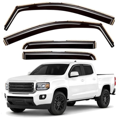 Window Deflectors Smoke Tinted In
