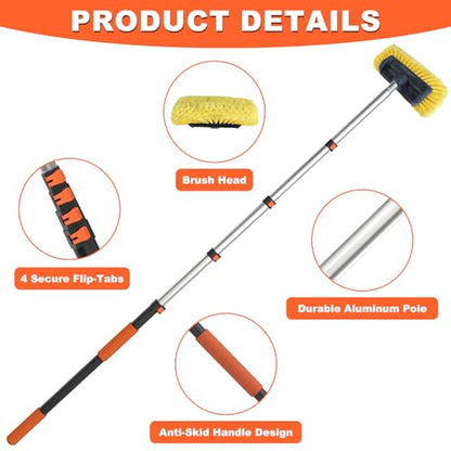 12FT Car Wash Brush with Long Handle