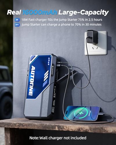 M4 Jump Starter 8000A Car Battery Jumper Starter Portable