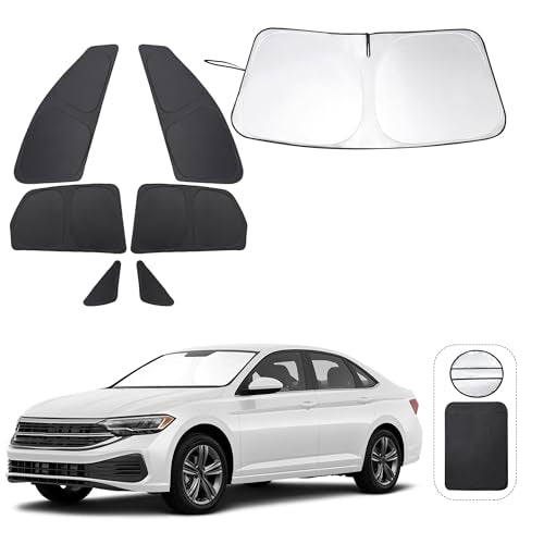 Window Shades for Volkswagen VW Jetta 2019 (7 Count)
