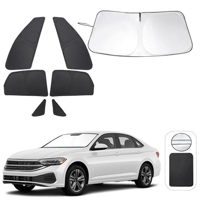 Window Shades for Volkswagen VW Jetta 2019 (7 Count)