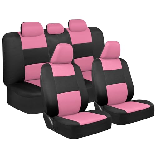 PolyPro Pink Car Seat Covers Full Set with 4