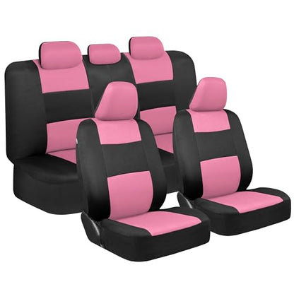 PolyPro Pink Car Seat Covers Full Set with 4