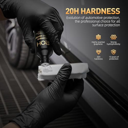 20H Advanced Graphene Ceramic Coating for Cars (3.7 Fl Oz)