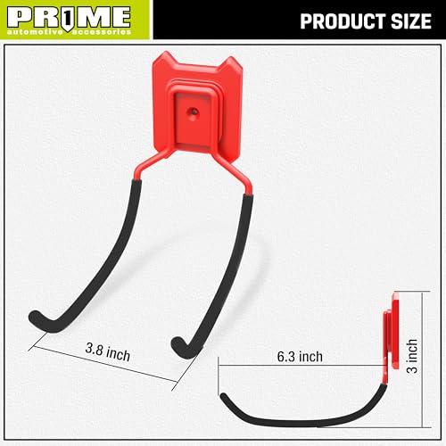 PR1ME 1 Pack Garage Garden Tool Organizer Wall Mount Hooks