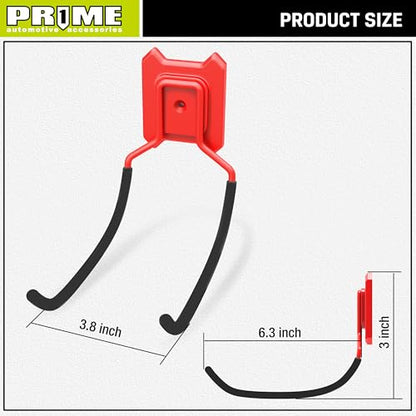 PR1ME 1 Pack Garage Garden Tool Organizer Wall Mount Hooks