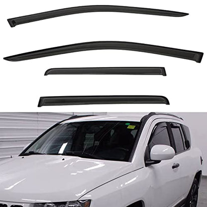 4pcs Window Visors Rain Guards for 2011
