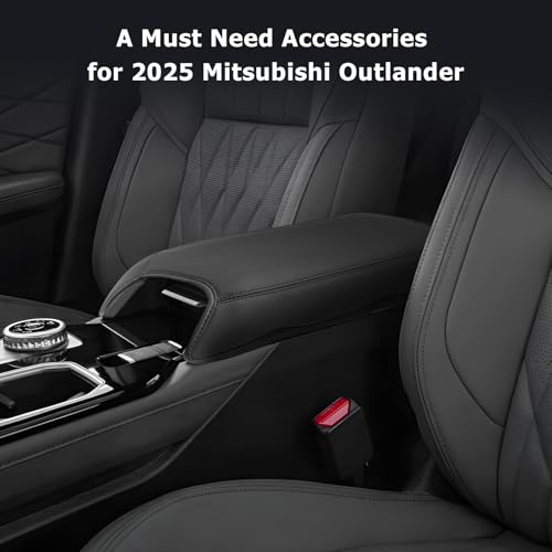 Center Console Cover Compatible with 2025 2026 Mitsubishi Outlander ES