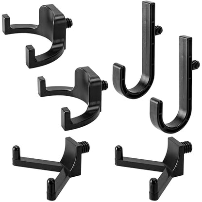 6 Pcs ABS Storage Shed Tool Hooks (6 Count)