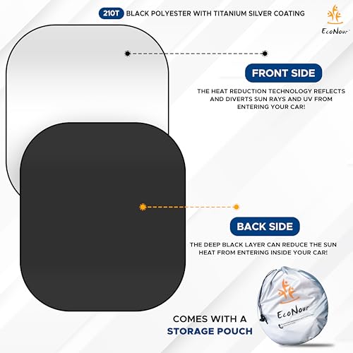 2 Piece Jeep Windshield Sun Shade (2 Count)