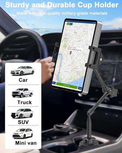 Tablet Holder for Car Cup Holder