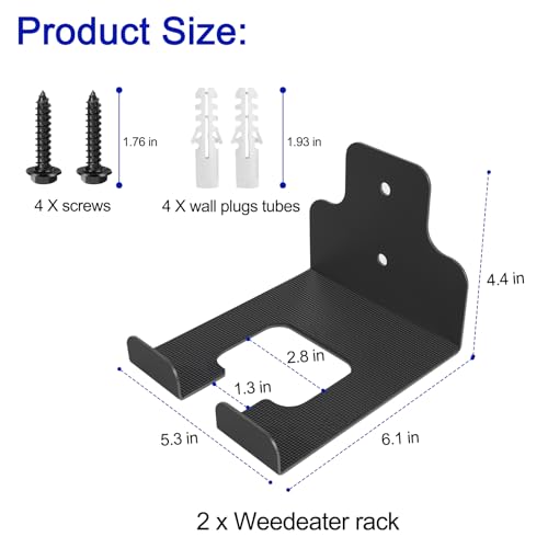 Garage Organization Weed Eater Wall Mount (2 Count)