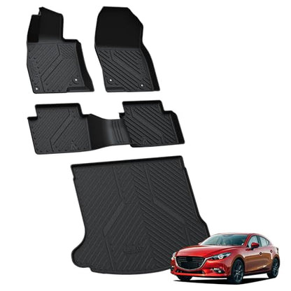 Floor Mats & Cargo Mat for Mazda 3 2014