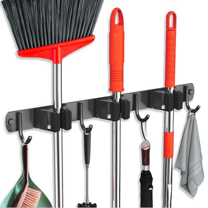 Mop and Broom Holder Wall Mount