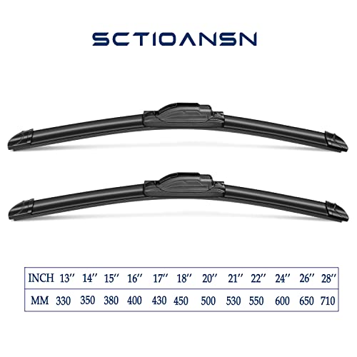 3 Wipers Set for Hyundai Veloster 2012 2013 2014 2015 2016 2017