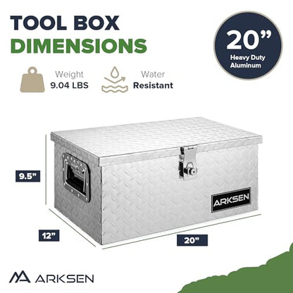 20" x 12" x 10" Truck Bed Tool Box