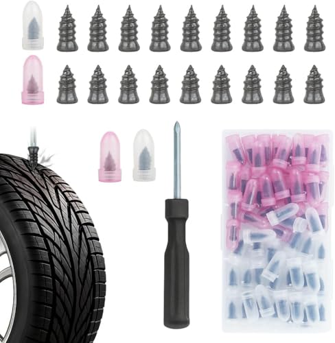 60PCS Tire Repair Rubber Nails Kit (6.4 Ounce)