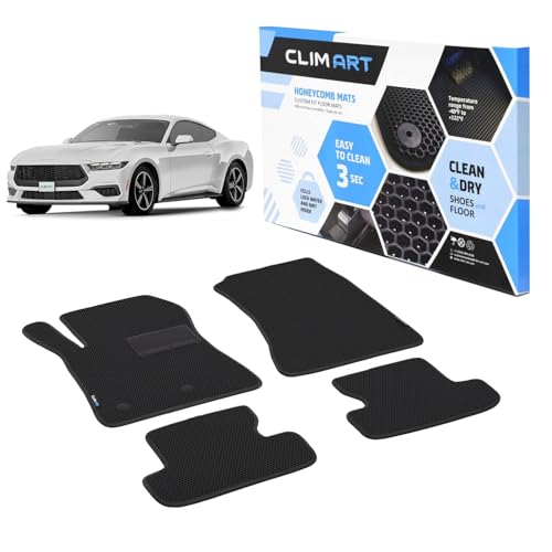 All Weather Car Floor Mats Compatible with Ford Mustang 2015