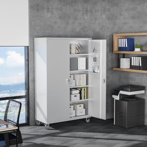 Upgraded Wide & Deep Garage Storage Cabinet