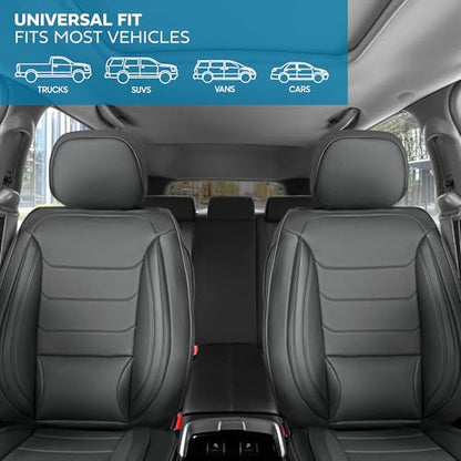 Elite Edition Faux Leather Seat Covers for Cars