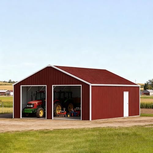 45FT x 25FT Metal Garage Barn Shed