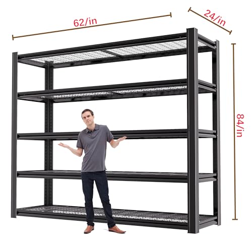 5 Tier Heavy Duty Garage Shelving