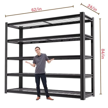 5 Tier Heavy Duty Garage Shelving