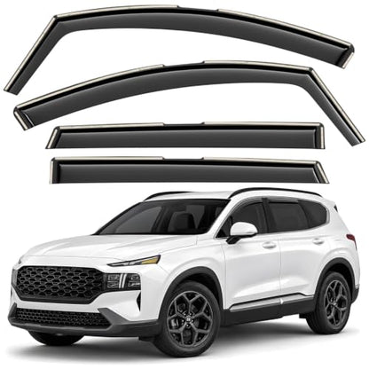 Window Deflectors Smoke Tinted in (4 Count)