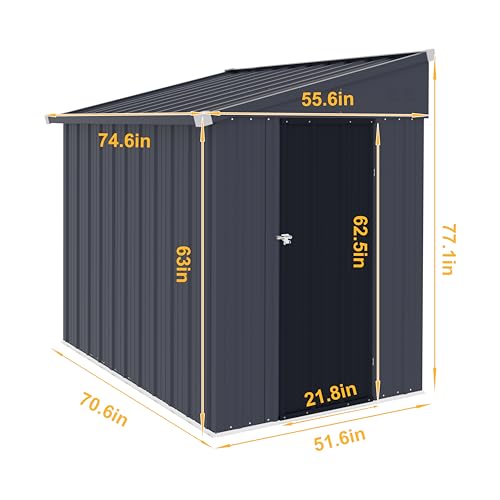 4'x6' Storage Shed