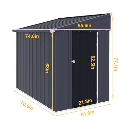 4'x6' Storage Shed