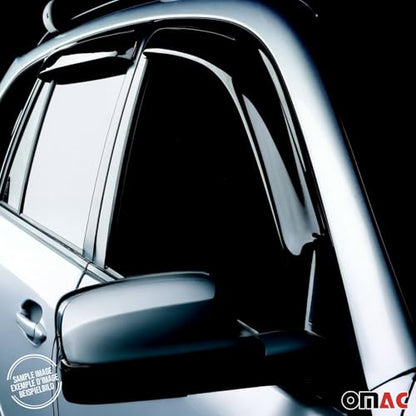 Window Visor Vent Rain Deflector for Honda Civic Hatchback 2006
