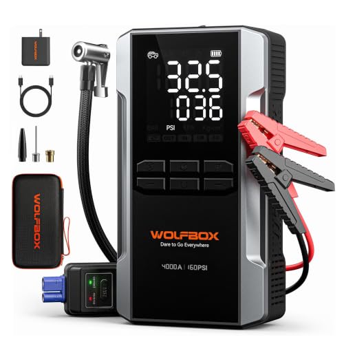 4000A Jump Starter with Air Compressor