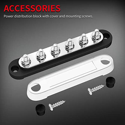 Marine Bus Bar 12V 6 x 1